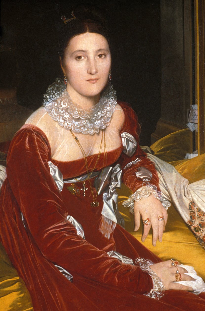 Loire Atlantique N* 096 - referentie Daf N* 900820368 - Nantes Museum voor Schone Kunsten - "Madame de Senonnes" (Marie Genevieve Marguerite Marcoz, gravin van Senonnes, 1783-1828) - door Jean Auguste Domin door Unknown