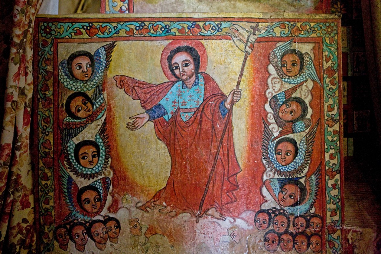 Narga Selassie Christelijke Kerk, Eiland Dek, Lake Tana, Gondar Regio, Ethiopië, Afrika door Unknown