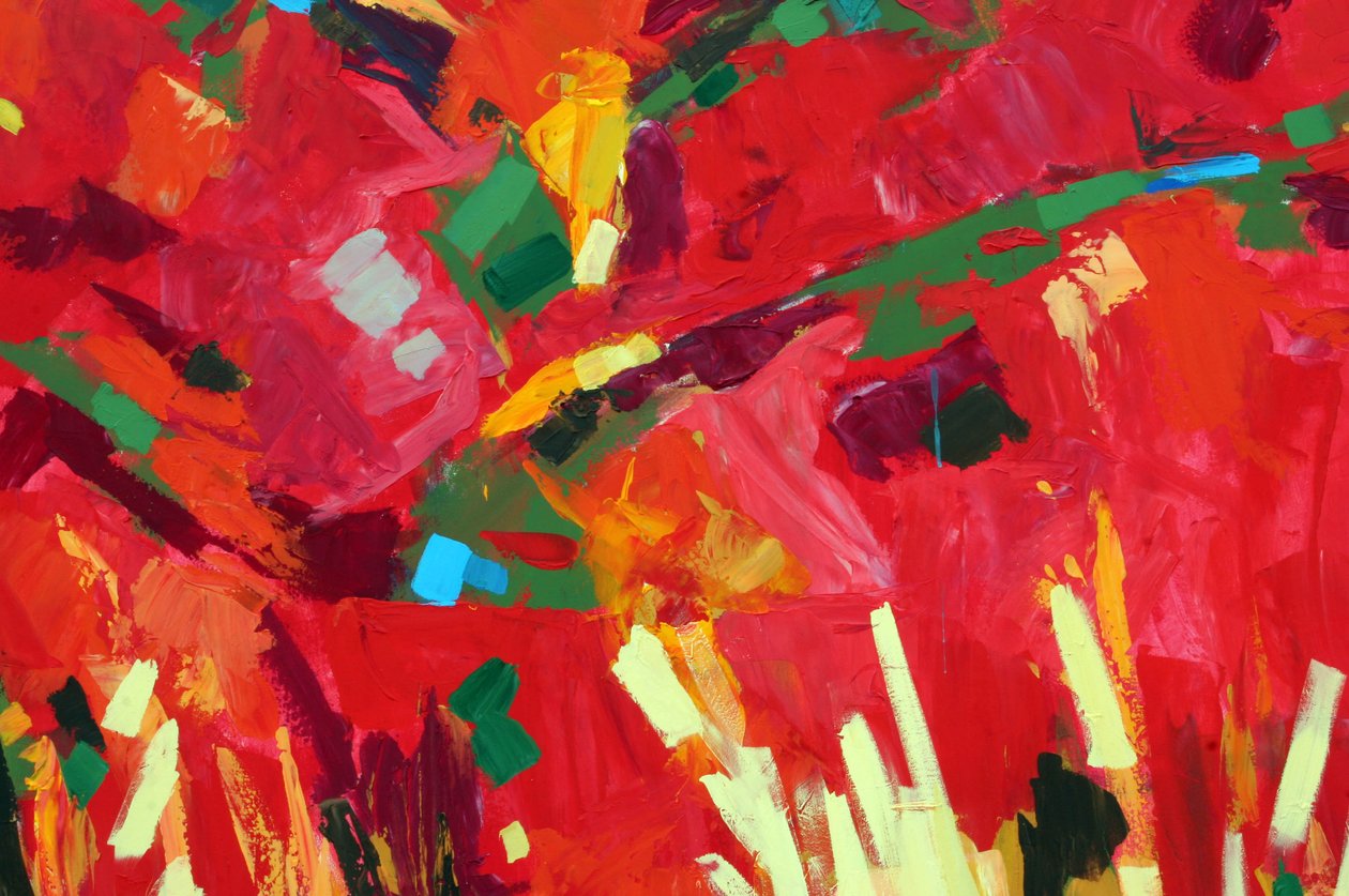 Detail van een schilderij, La Soffitta nella Strada, Zomerse antiekbeurs, Sarzana, Ligurië, Italië door Unknown