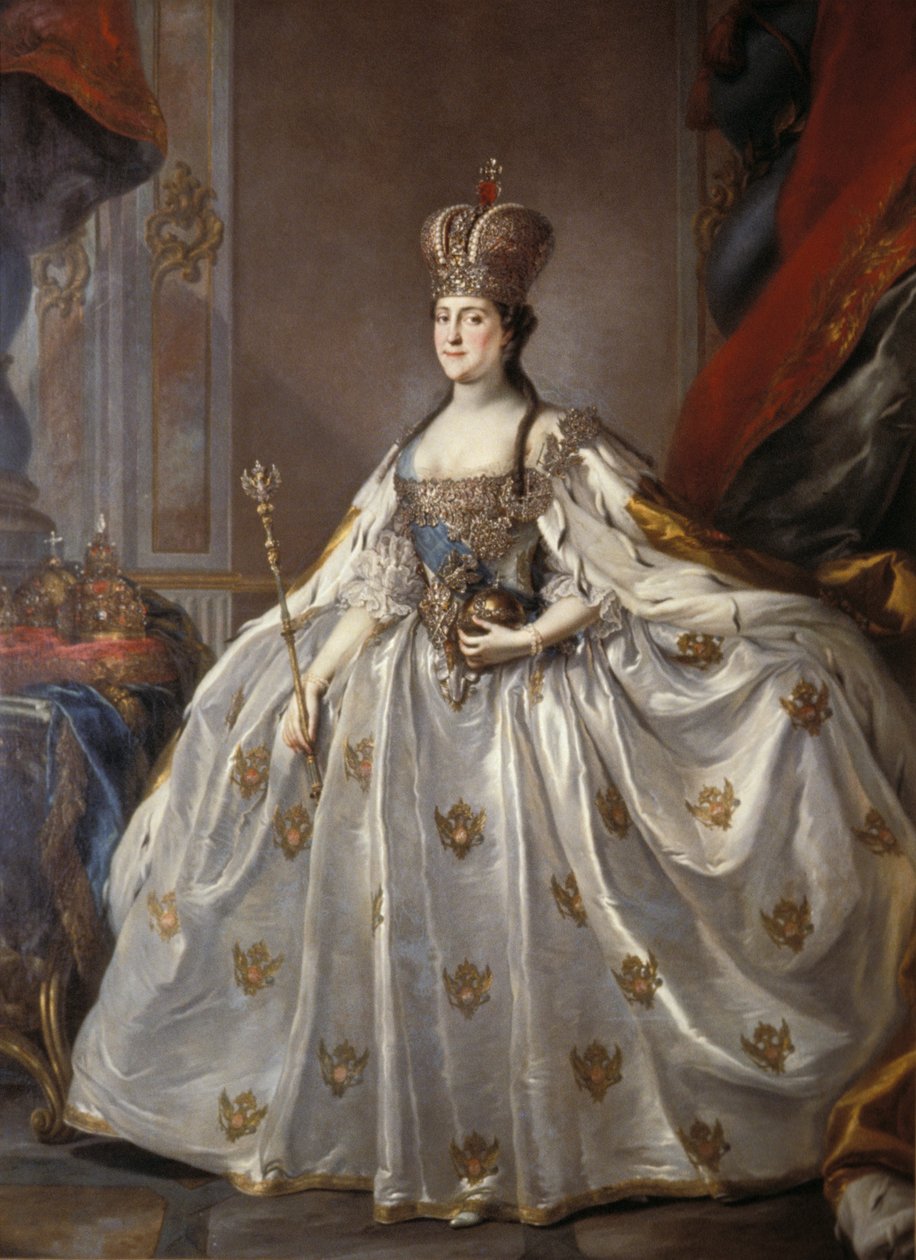 Portret van Catharina de Grote door Stefano Torelli door Unknown