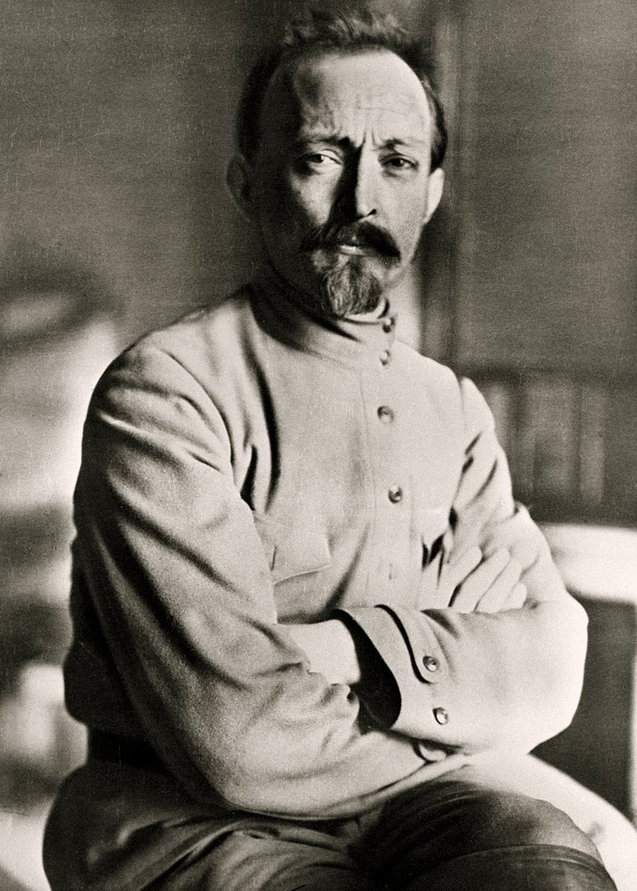 Portret van Felix Dzerzjinski 1918 door Unknown