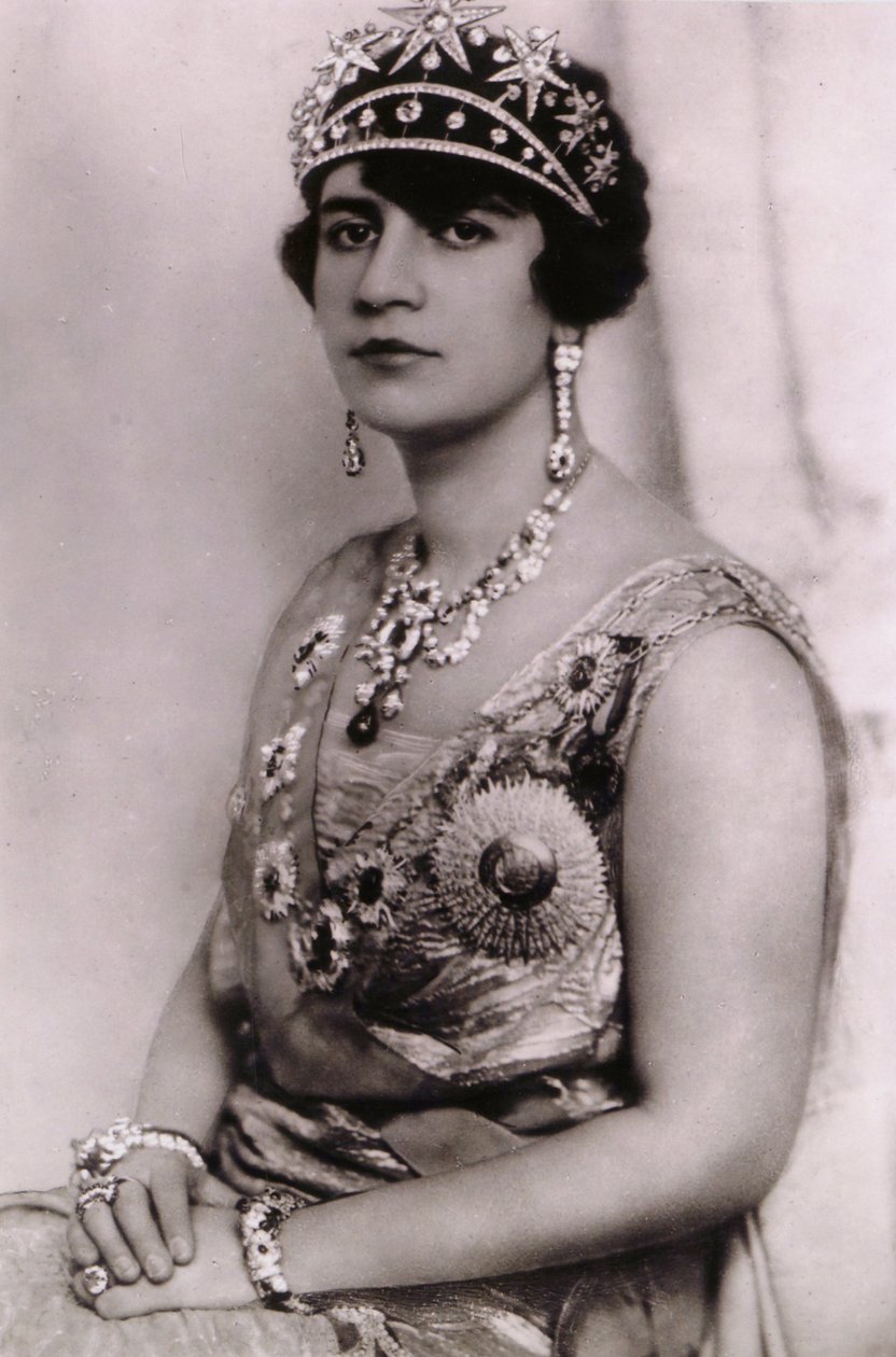 Portret van Koningin Soraya Tarzi van Afghanistan, c.1928 door Unknown