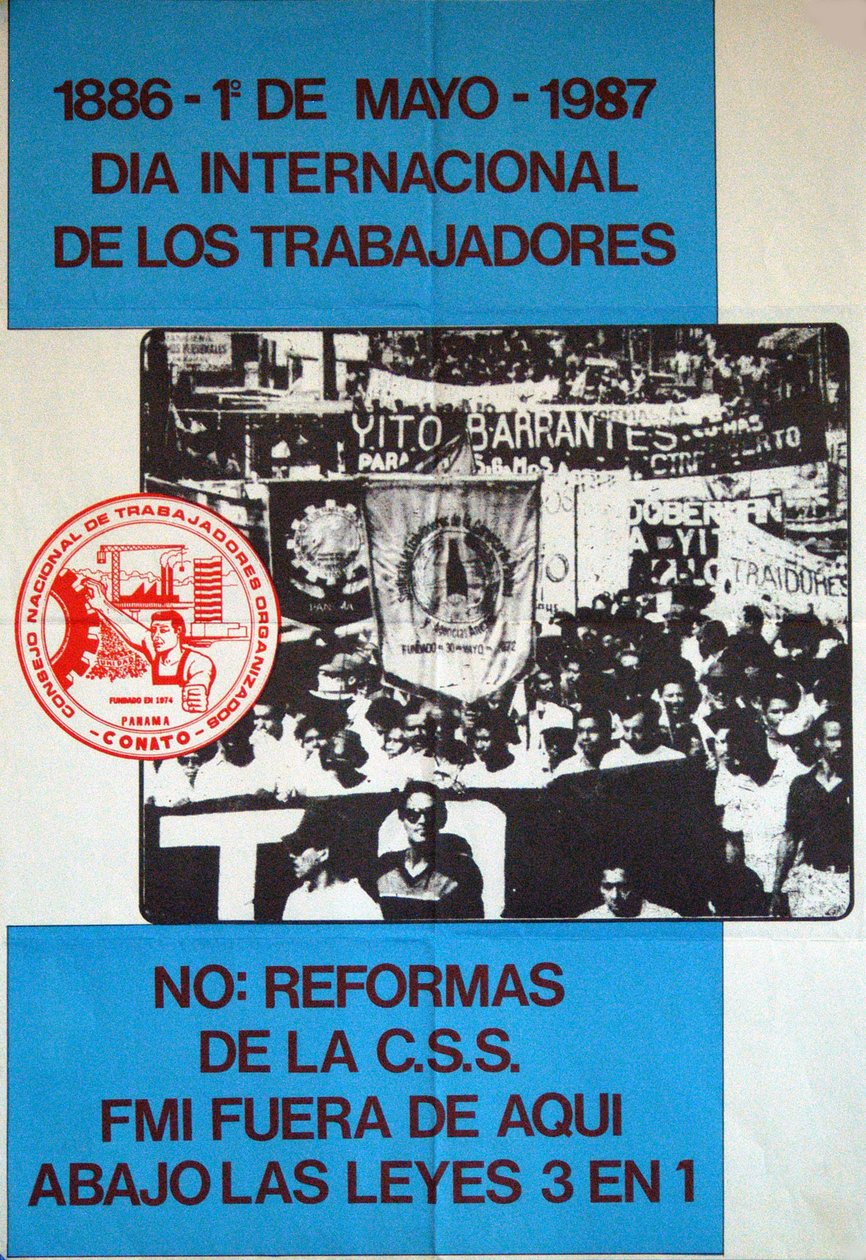 Spaanse poster voor 1 mei door Unknown