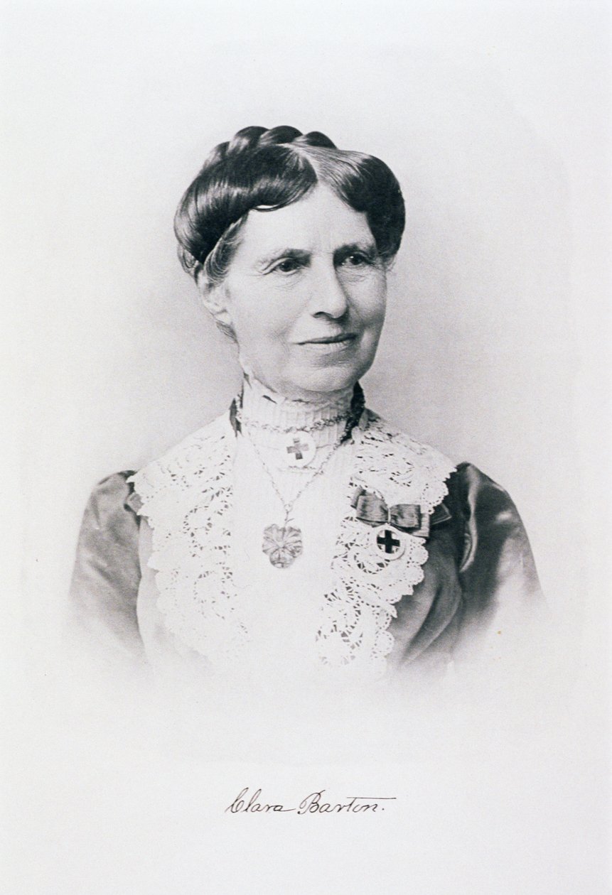 Portret van Clara Barton (1821-1912) door American Photographer