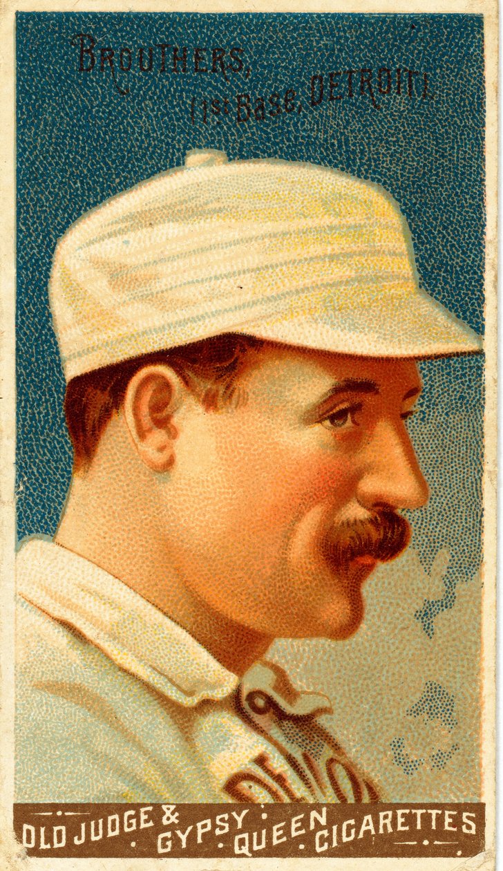 Portret van Dan Brouthers, 1887 door American School