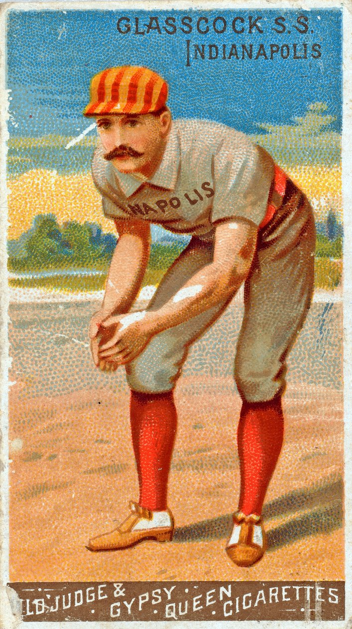 Portret van Jack Glasscock, 1887 door American School