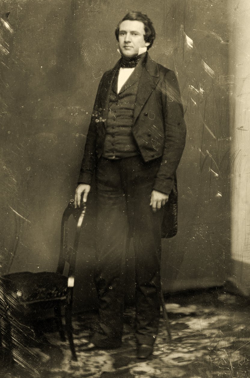 Portret van Joseph Smith (1805-44), de oprichter van het mormonisme door American School