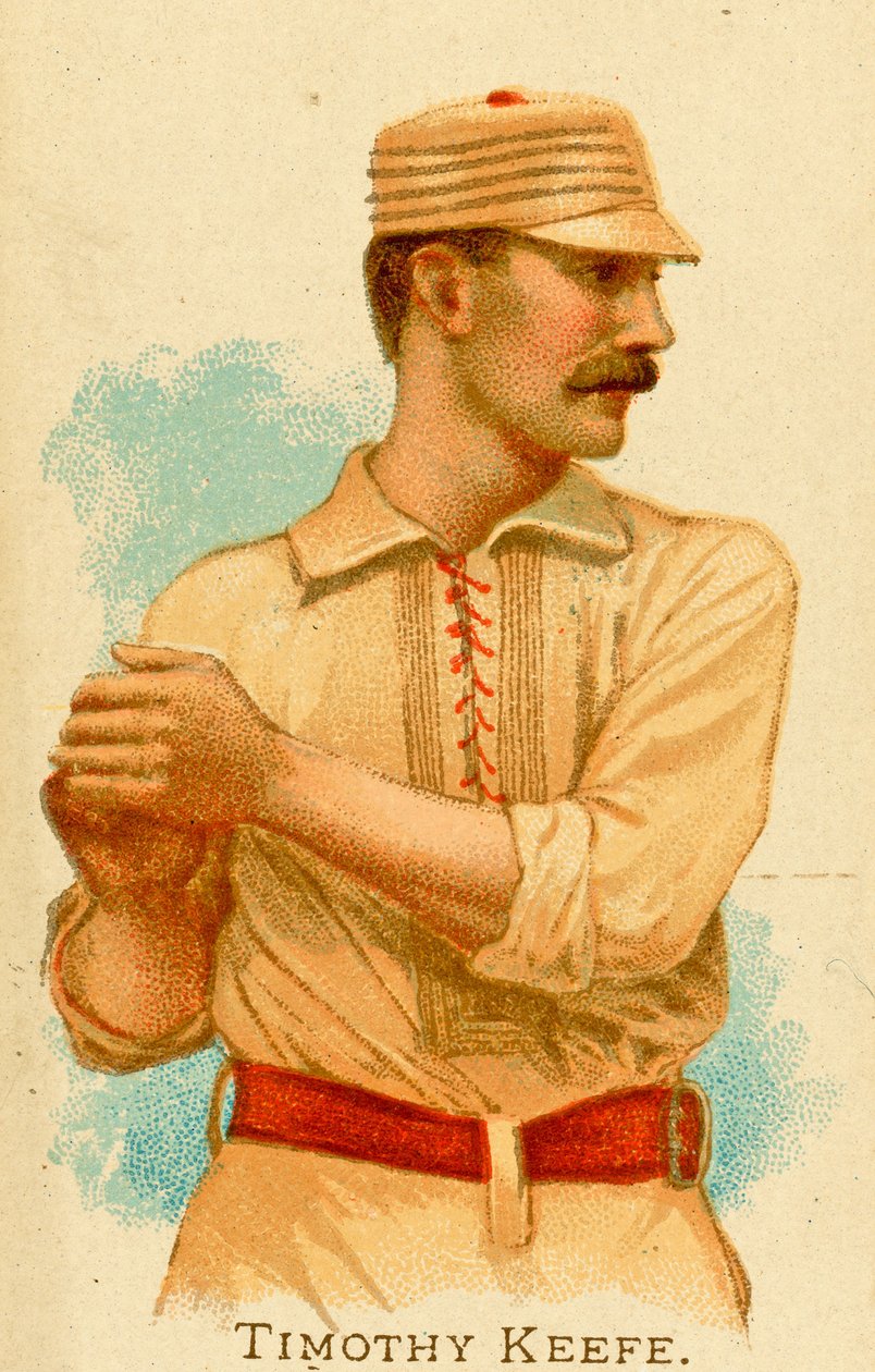 Portret van Timothy Keefe, 1887 door American School