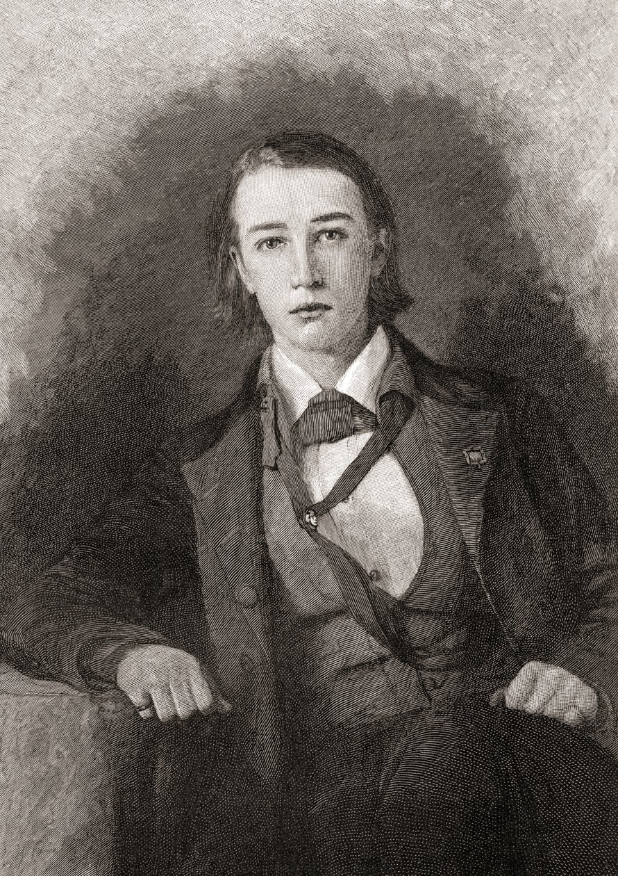 Sidney Clopton Lanier, uit The Century Illustrated Monthly Magazine, gepubliceerd 1884 door American School