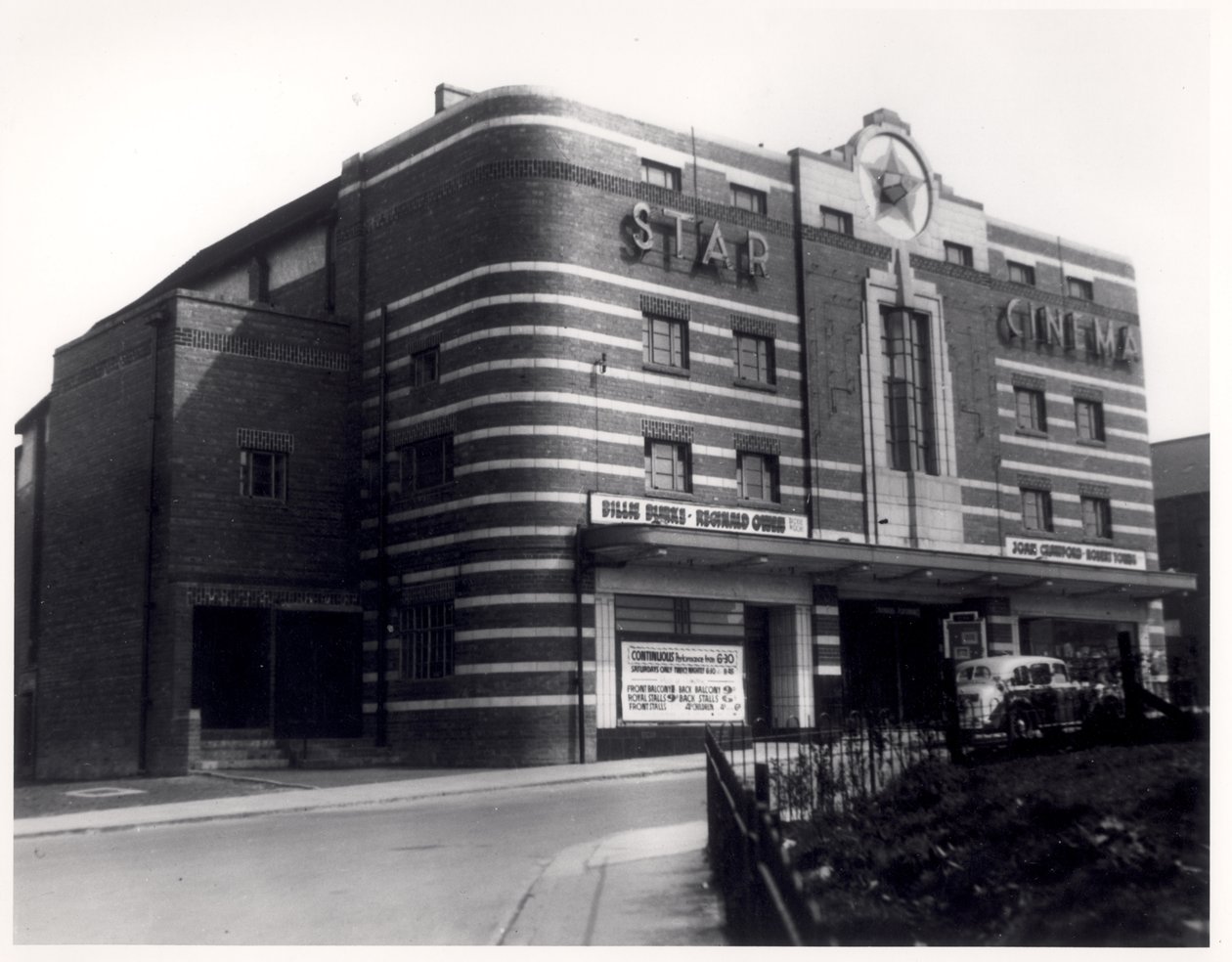Star Cinema, bij York Road, Leeds, 11 mei 1938 door English Photographer