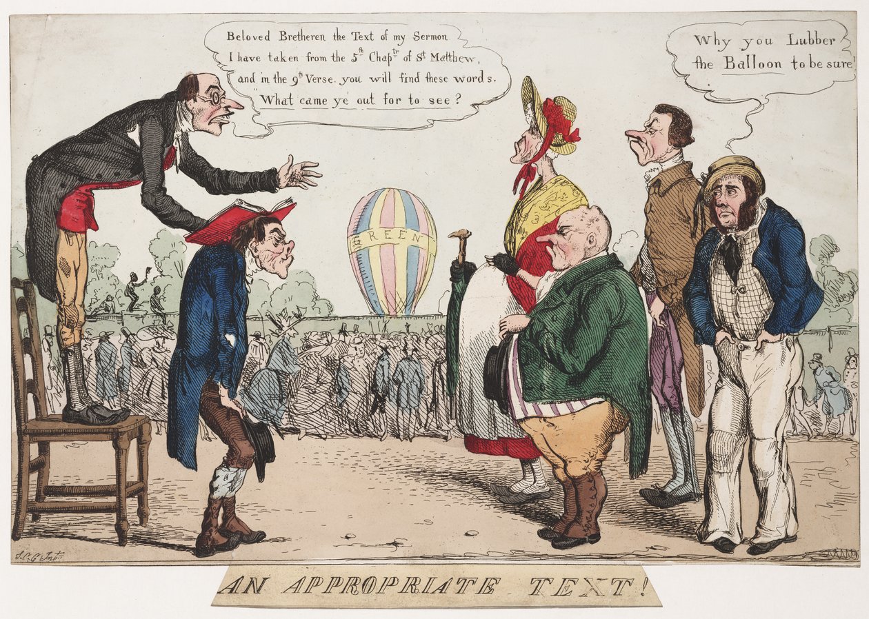 Een Passende Tekst, ca. 1842 door English School