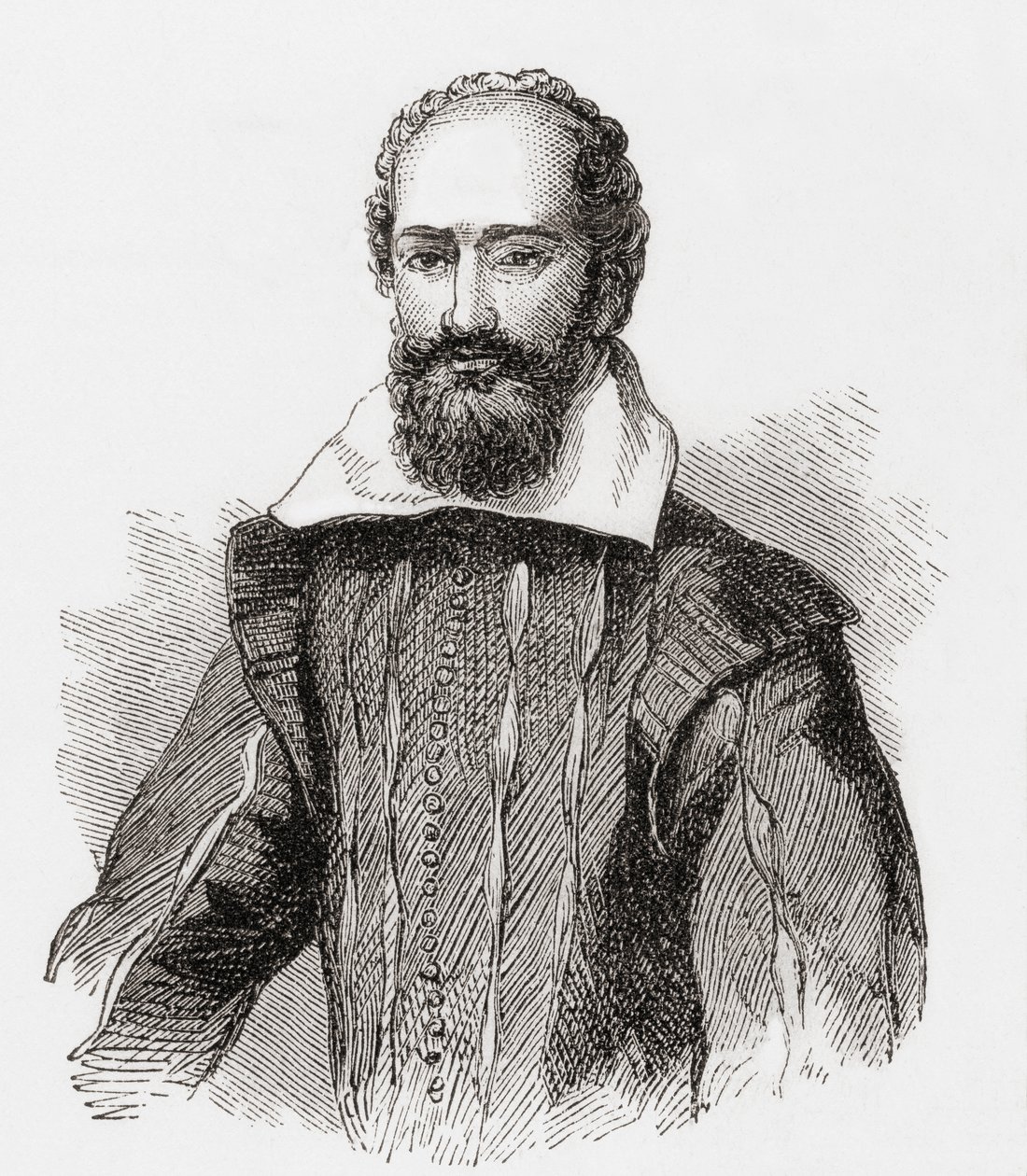 Maximilien de Bethune, 1e Hertog van Sully, uit Ward en Locks Geïllustreerde Geschiedenis van de Wereld, uitgegeven ca. 1882 door English School