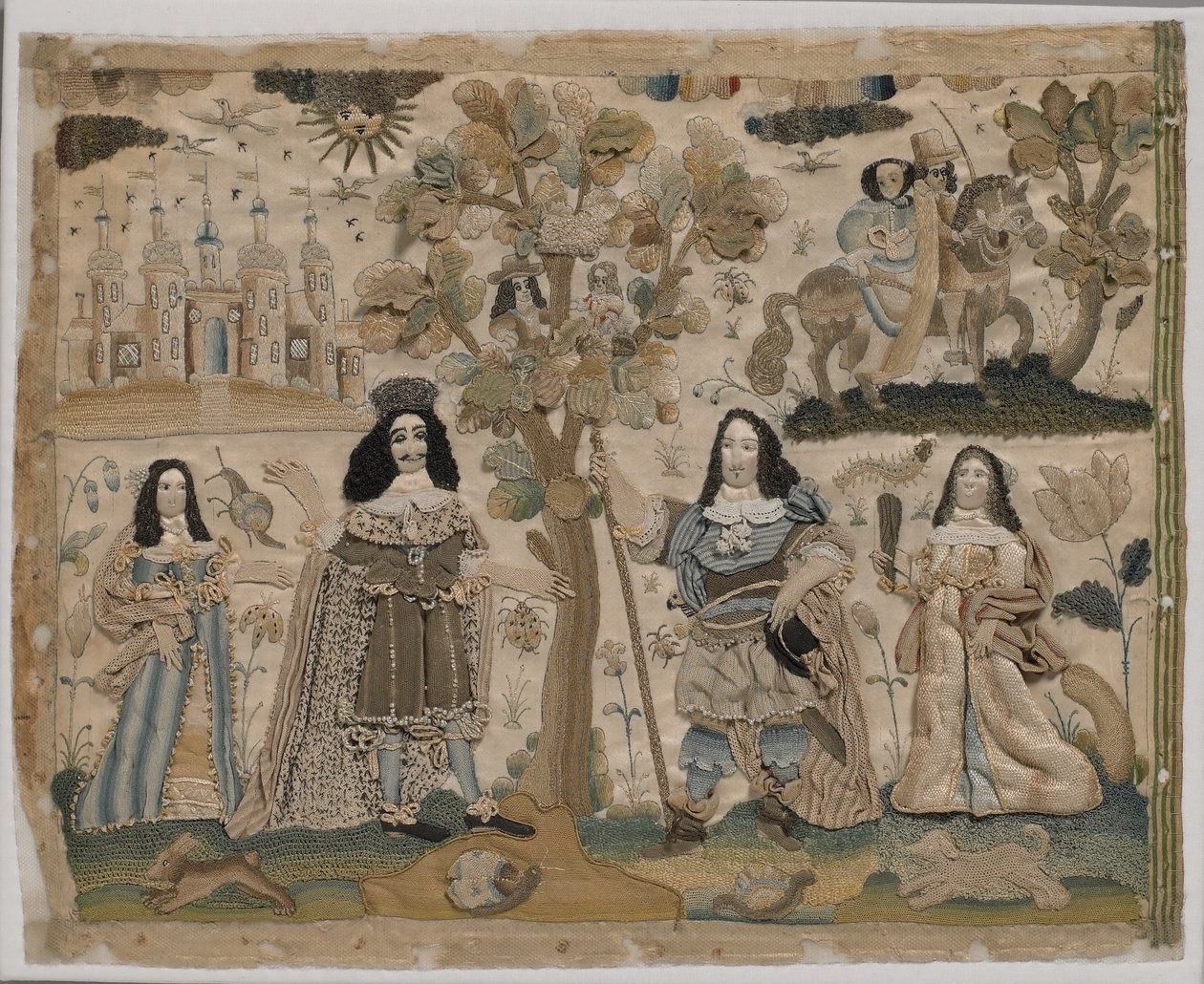 Het Herstel van Koning Karel II, ca.1665 door English School