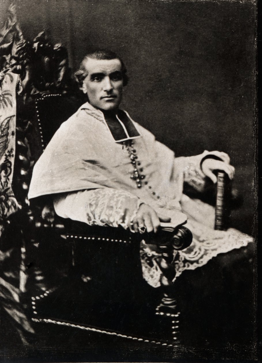 Portret van Adolphe Perraud (1828-1906), Franse kardinaal en academicus door French Photographer