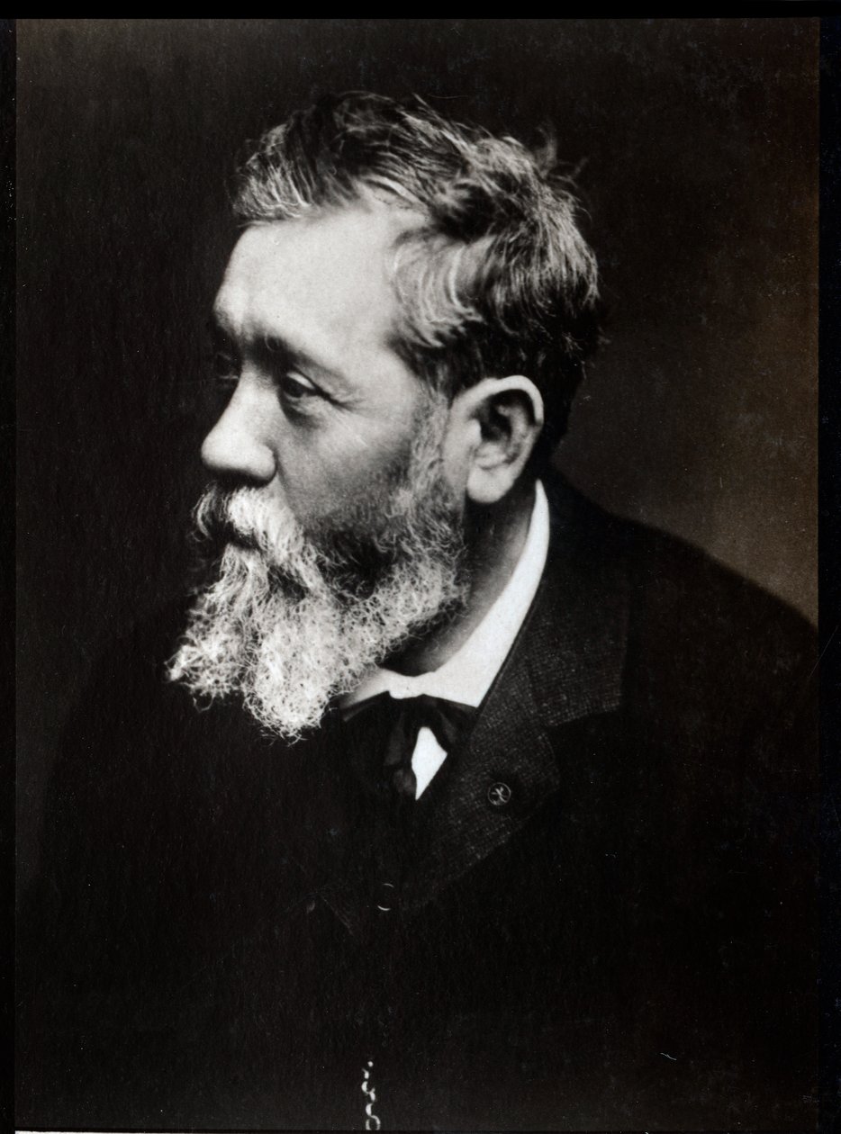 Portret van Antoine Vollon, Franse schilder door French Photographer