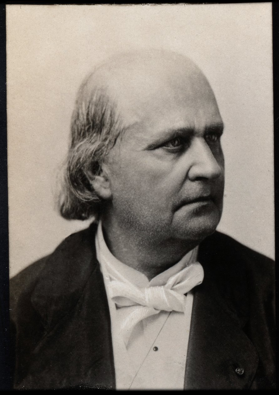 Portret van Charles Marie Leconte de Lisle door French Photographer
