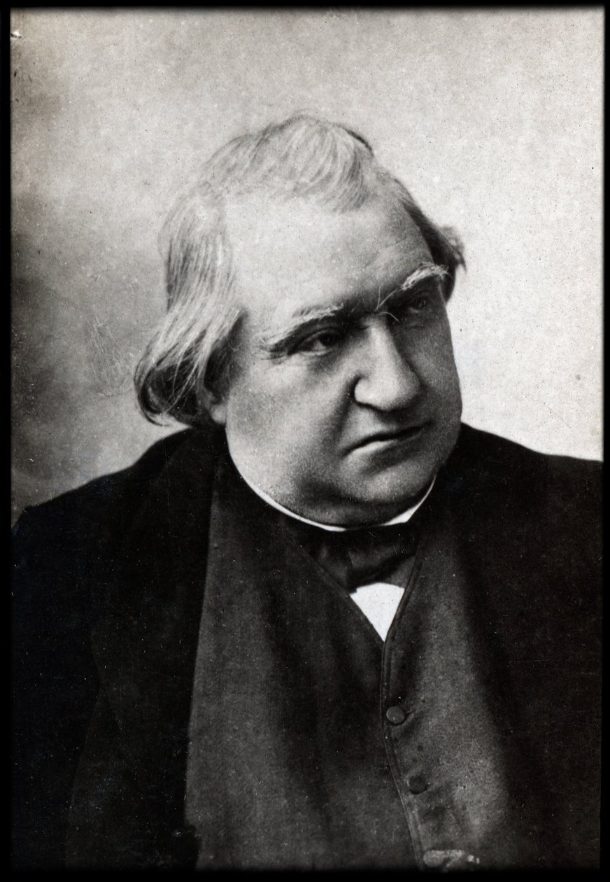Portret van Ernest Renan (1823-1892), Franse filosoof en schrijver door French Photographer