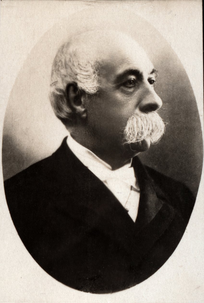 Portret van Francesco Crispi (1819-1901), Italiaanse politicus door French Photographer
