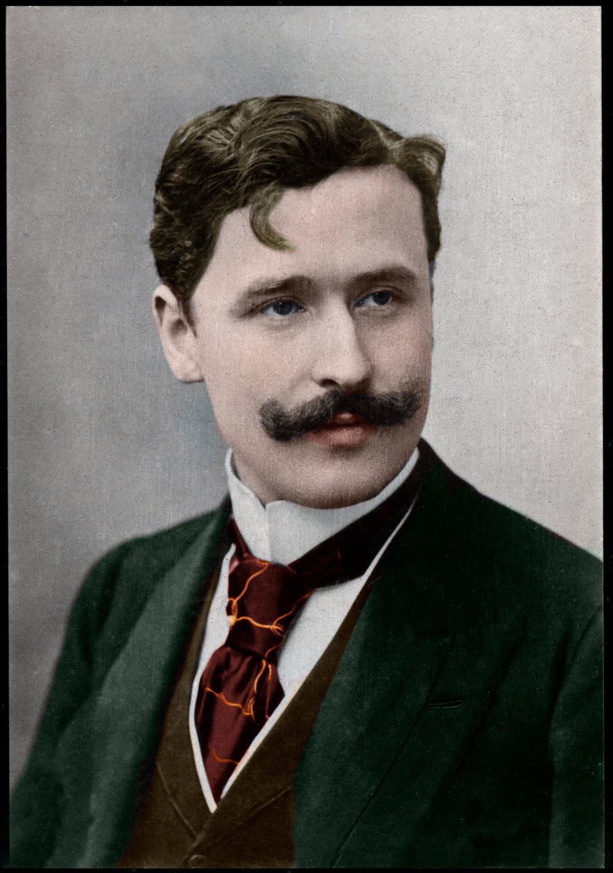 Portret van Georges Feydeau (1862-1921), Franse toneelschrijver door French Photographer