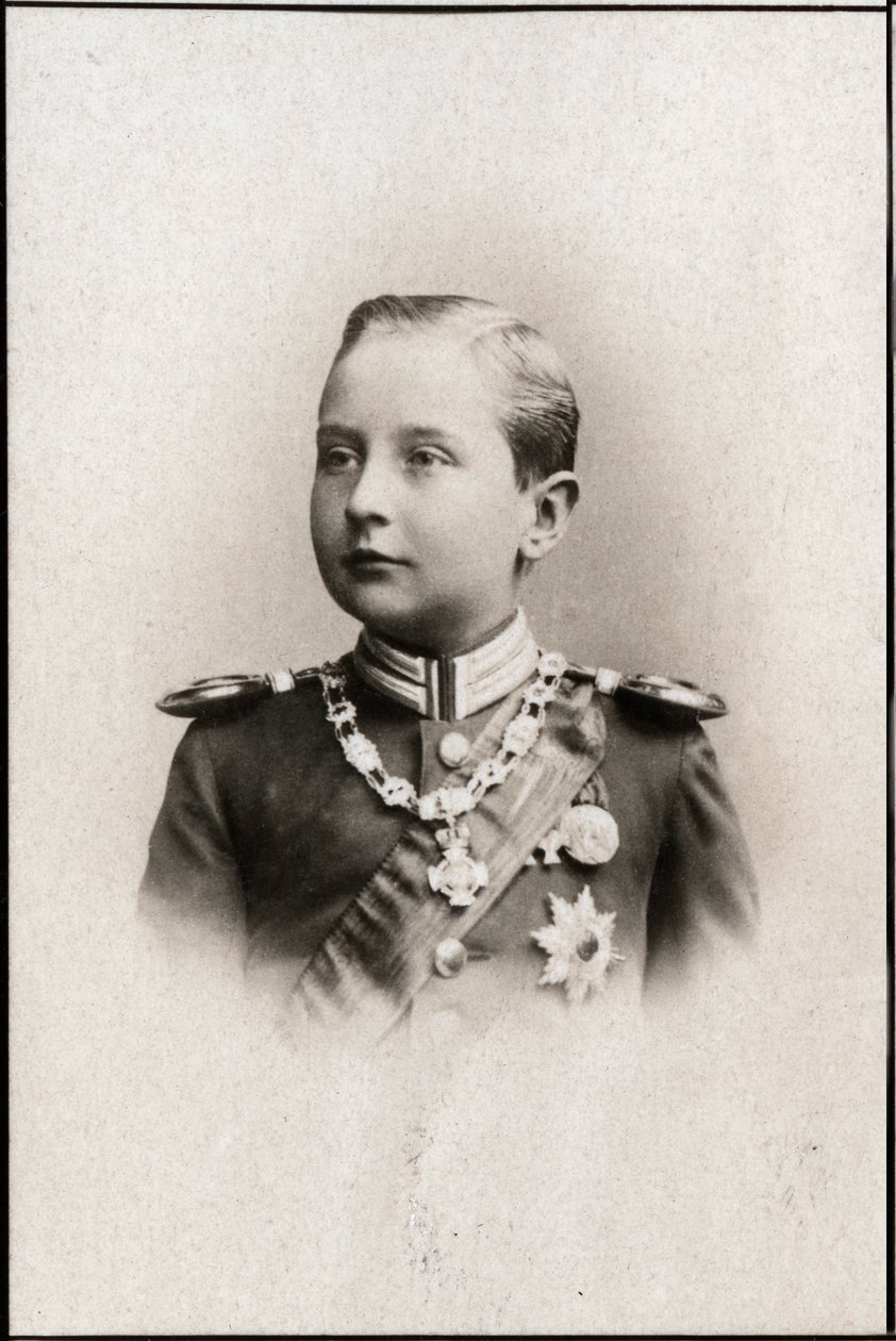 Portret van Prins August Wilhelm van Pruisen (1887-1949) door French Photographer