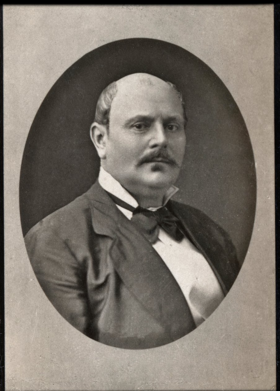 Portret van Xavier de Montepin (1823-1902), Franse schrijver door French Photographer