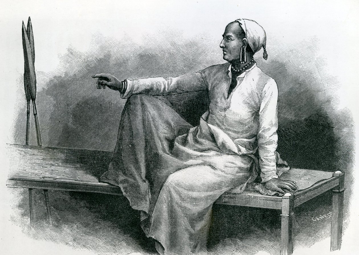 Mandara, Sultan van Motchi en hoofd van Kilima-Ndjaro door French School