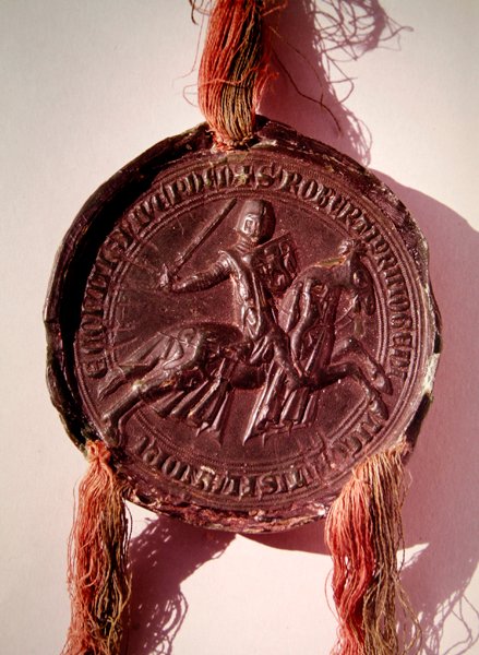 Zegel van Robert de Dampierre, Graaf van Nevers door French School