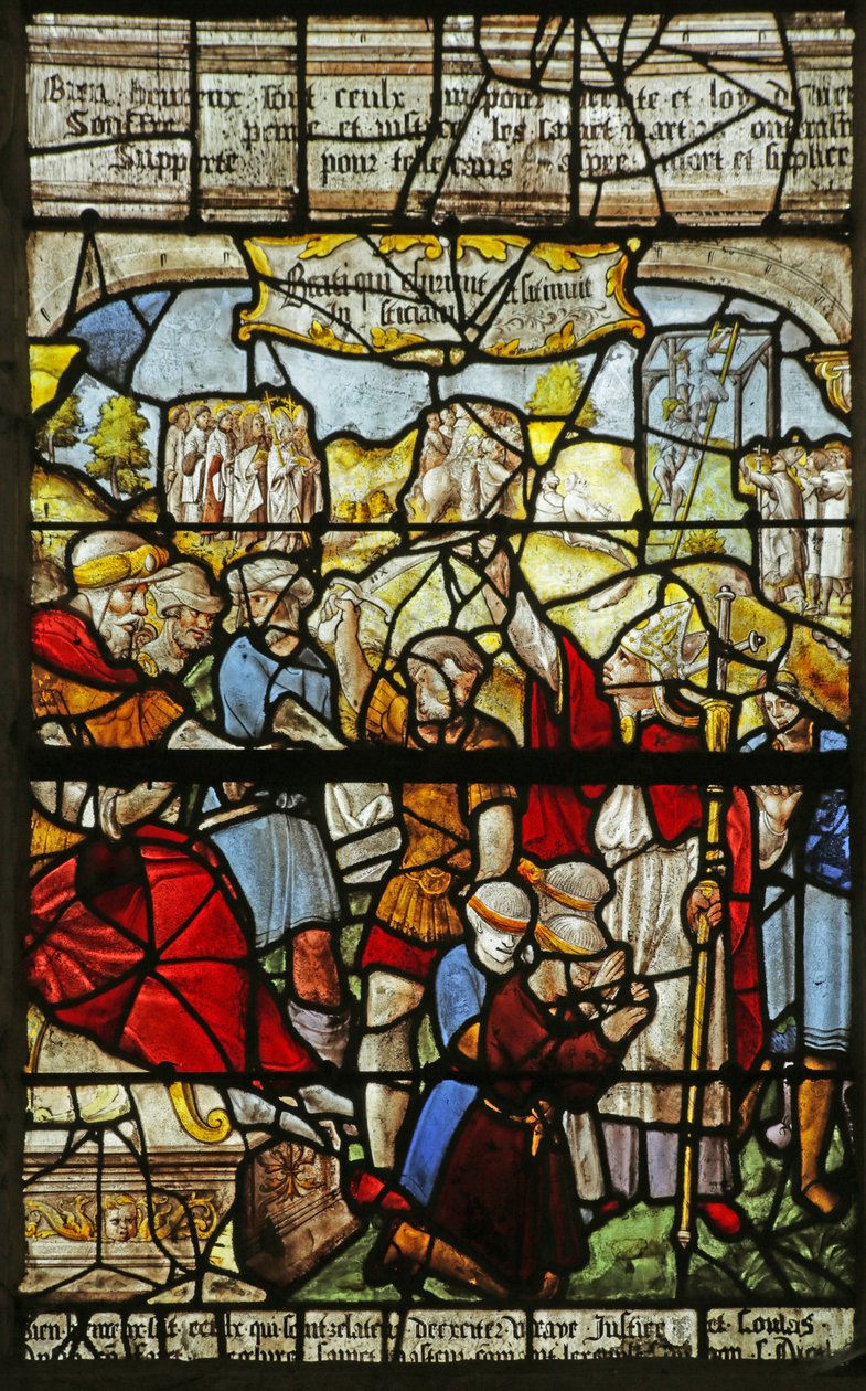 De zaligsprekingen, Église Sainte-Tanche de Lhuître, Zalig zijn de hongerigen door French School