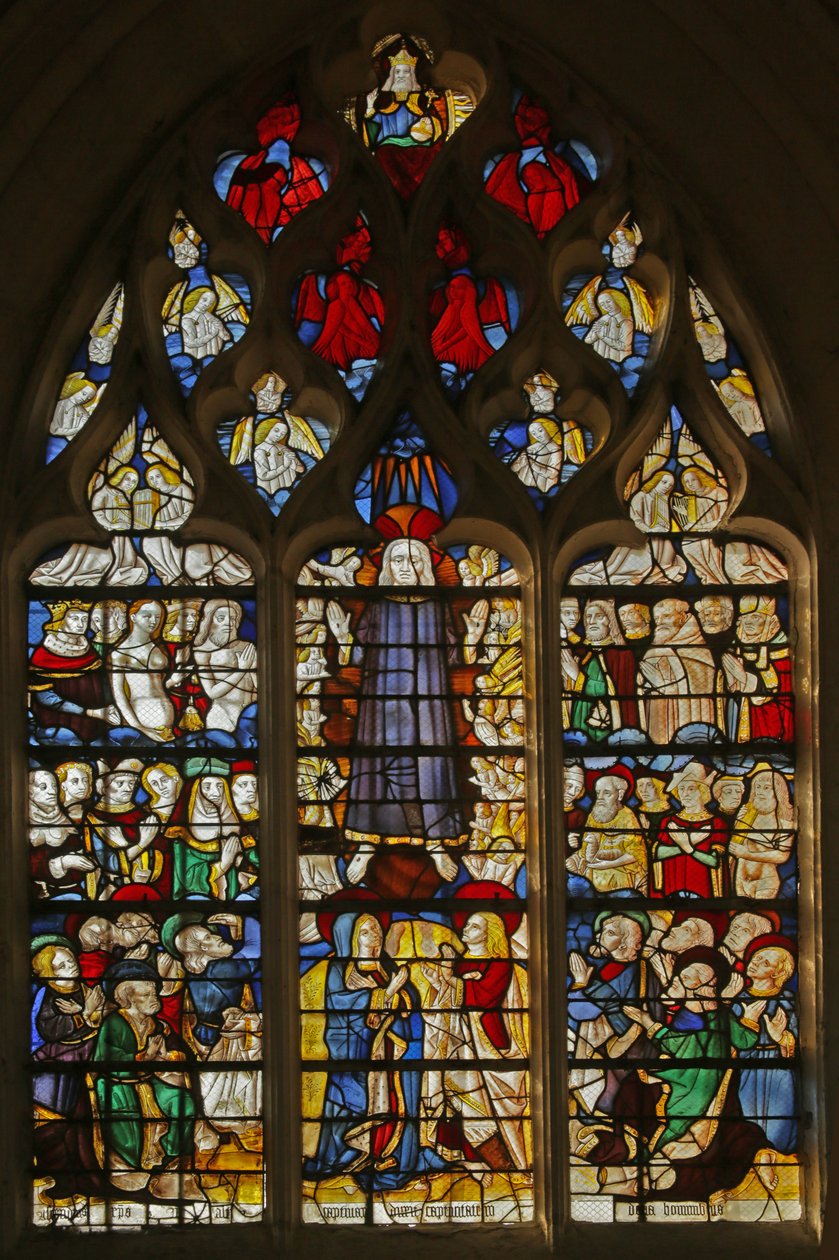 Raam met de Wederkomst van Christus, 1470 door French School