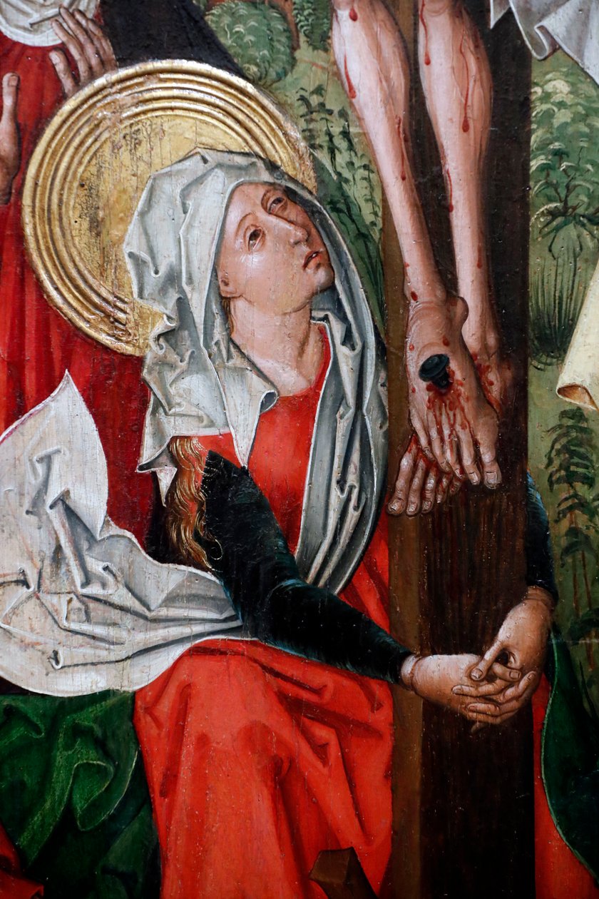 De kruisiging (detail) door Unknown
