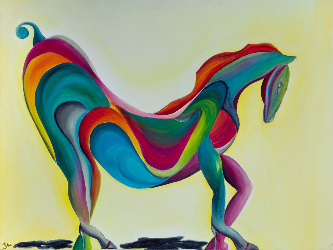 Paard op hoge hakken door GilhausArt