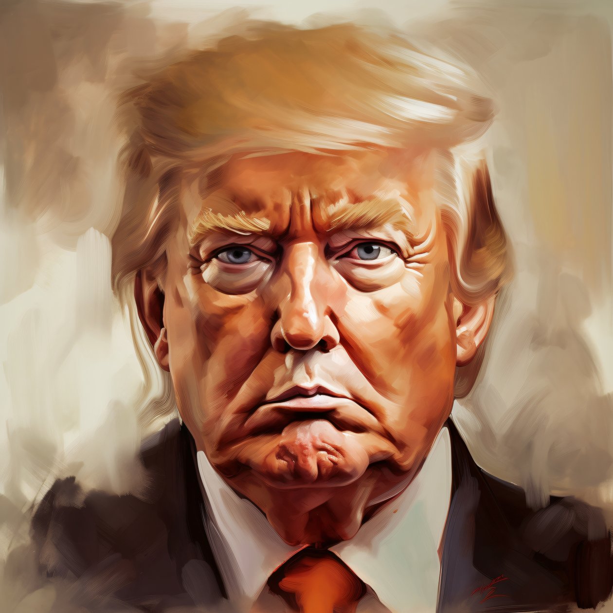 Donald trump schilderij, ingelijste poster kunstreproducties, wanddecoratie voor kamer door F. Abderrahim