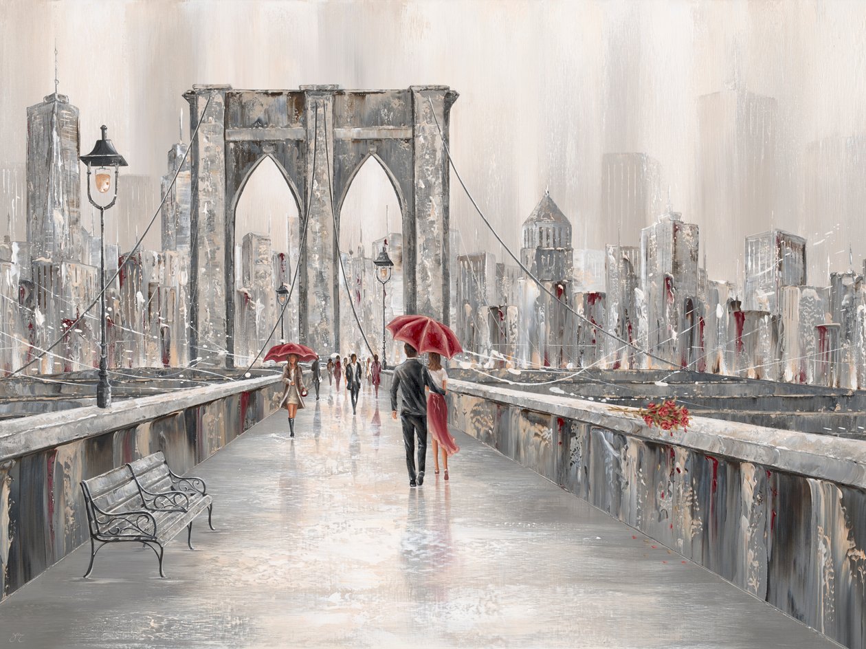 Rozen, Brooklyn Bridge door Isabella Karolewicz
