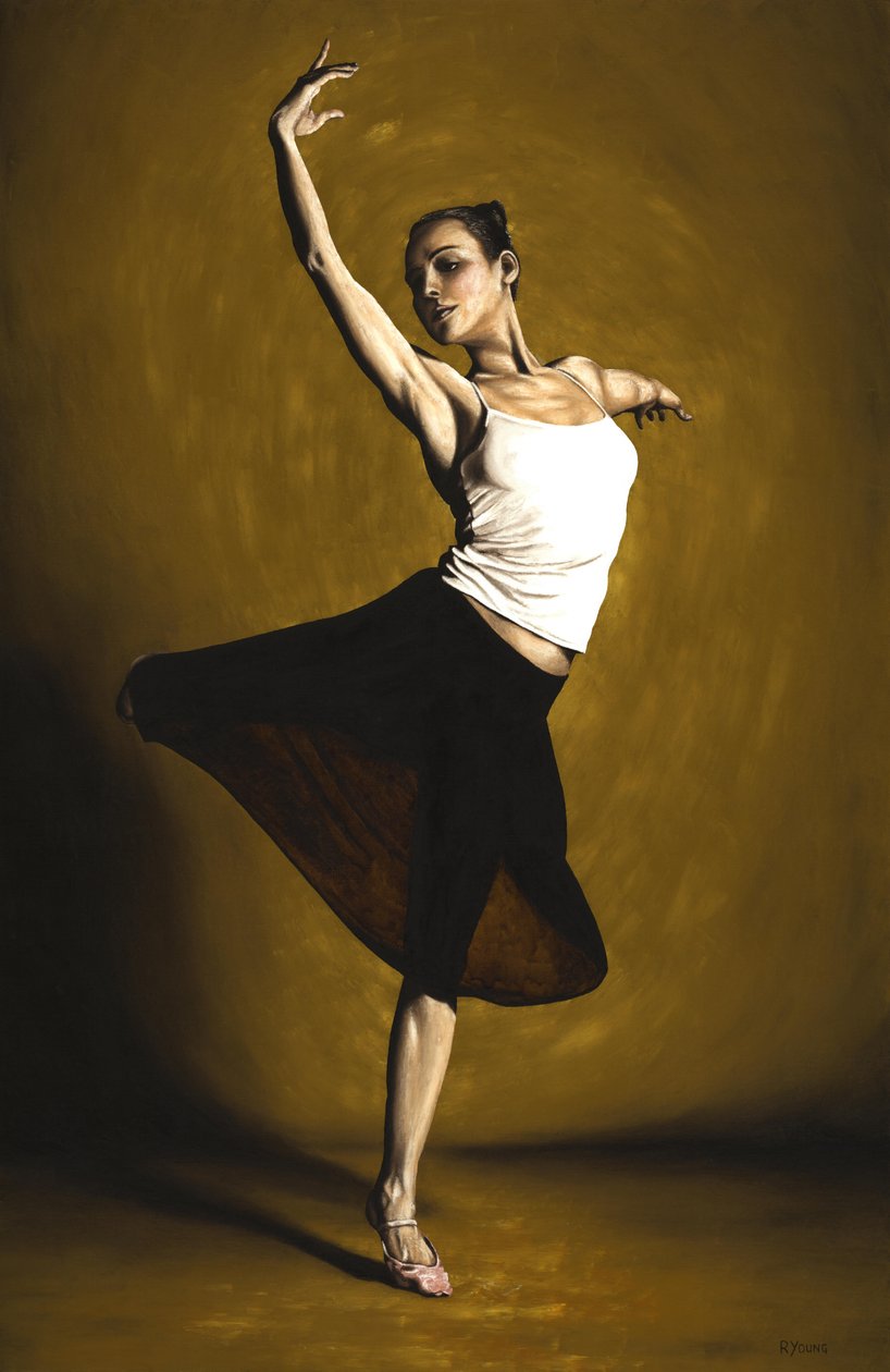 Elegante danseres door Richard Young