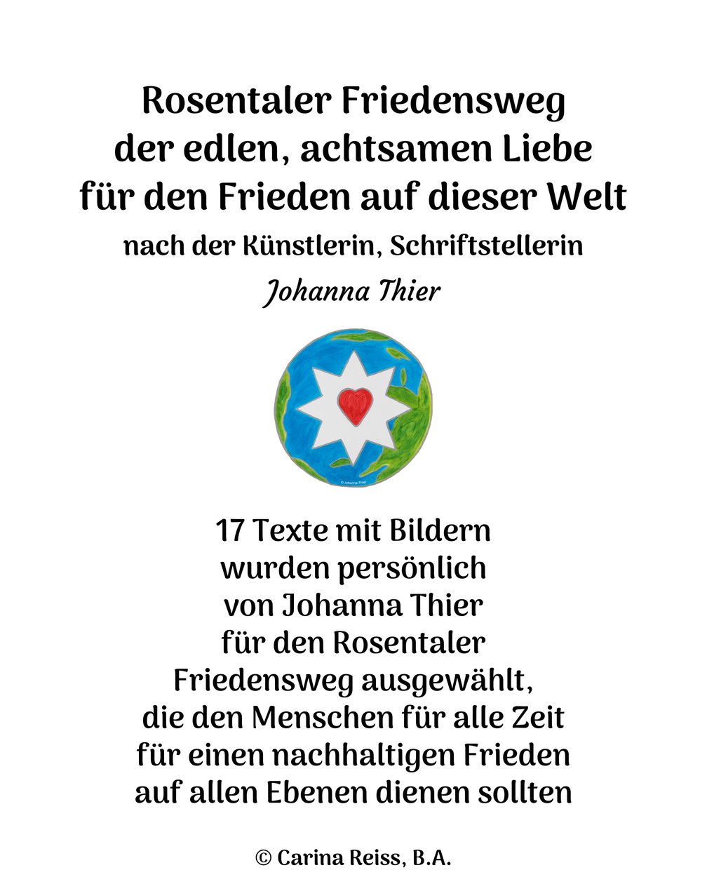 Rosental Vredespad door Johanna Thier