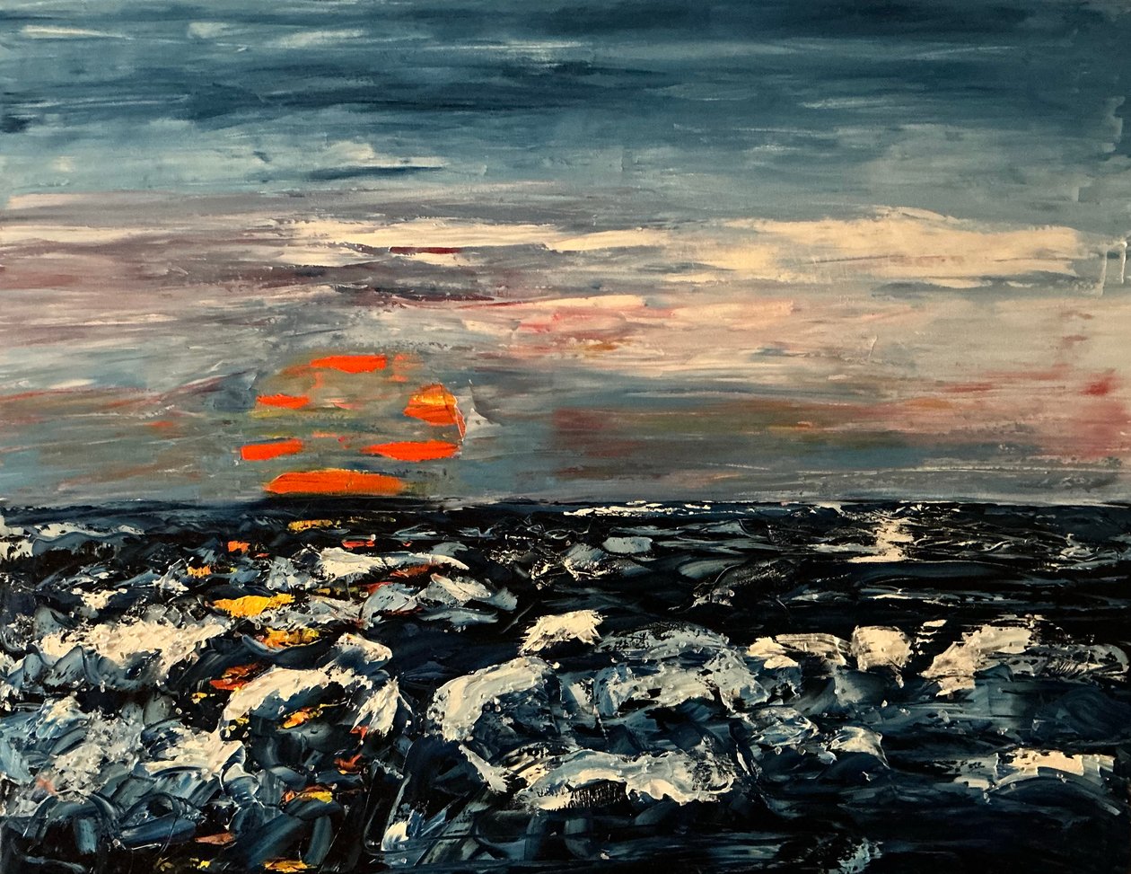 Zonsondergang door Martin Goersch
