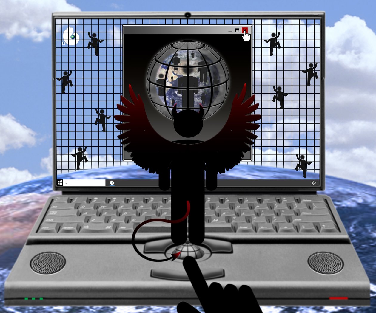 Alcatraz (Devil´s Island) - aus der Serie Windows door Alexander Eibach