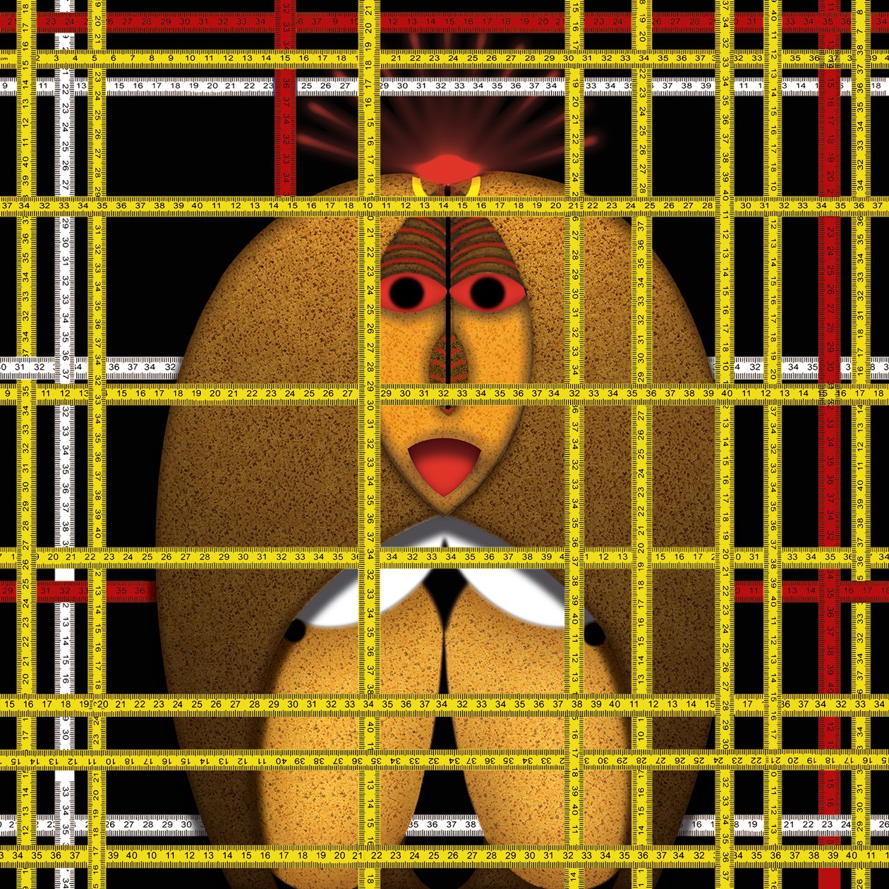 Lockdown (Ia) - (aus der Serie Animal Rationale) door Alexander Eibach