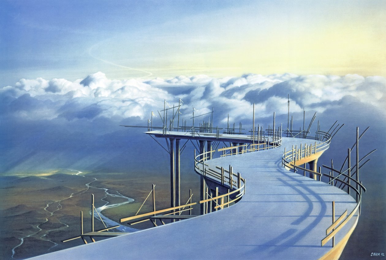 Snelweg door Hans-Werner Sahm