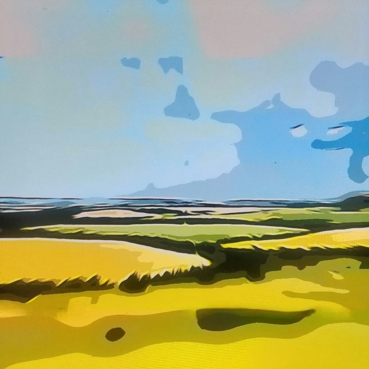 Digitale Landschaft 02 door M. Vet