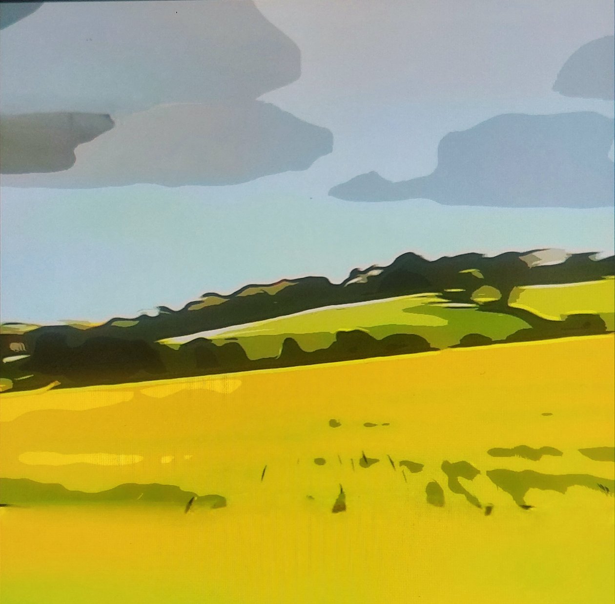 Digitale Landschaft 03 door M. Vet