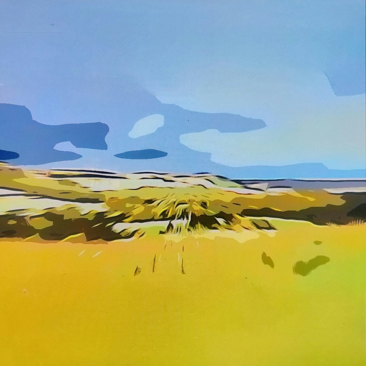 Digitale Landschaft 11 door M. Vet