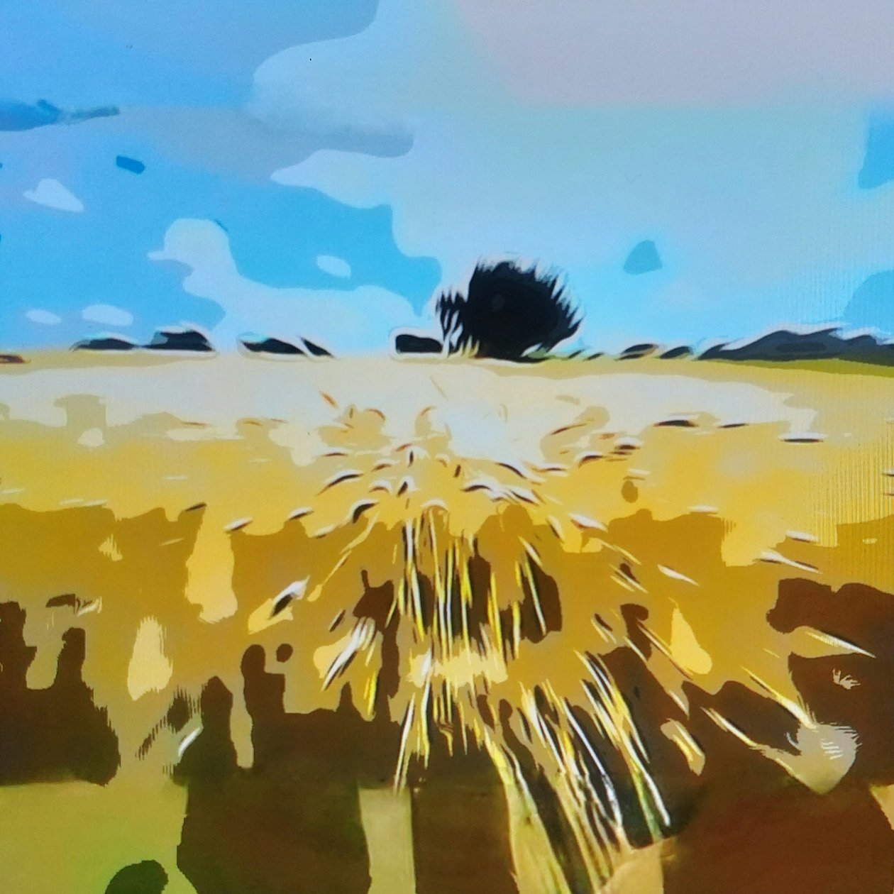 Digitale Landschaft 12 door M. Vet