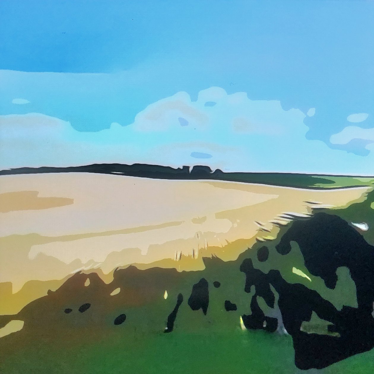 Digitale Landschaft 13 door M. Vet