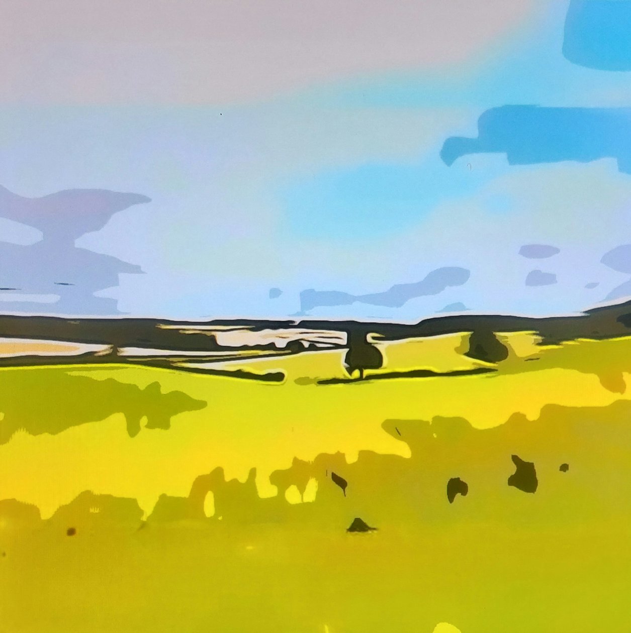 Digitale Landschaft 14 door M. Vet