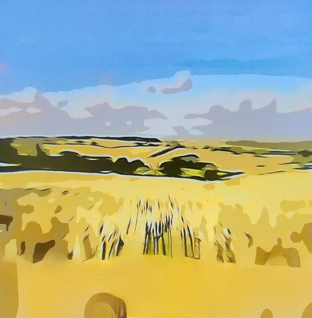 Digitale Landschaft 15 door M. Vet
