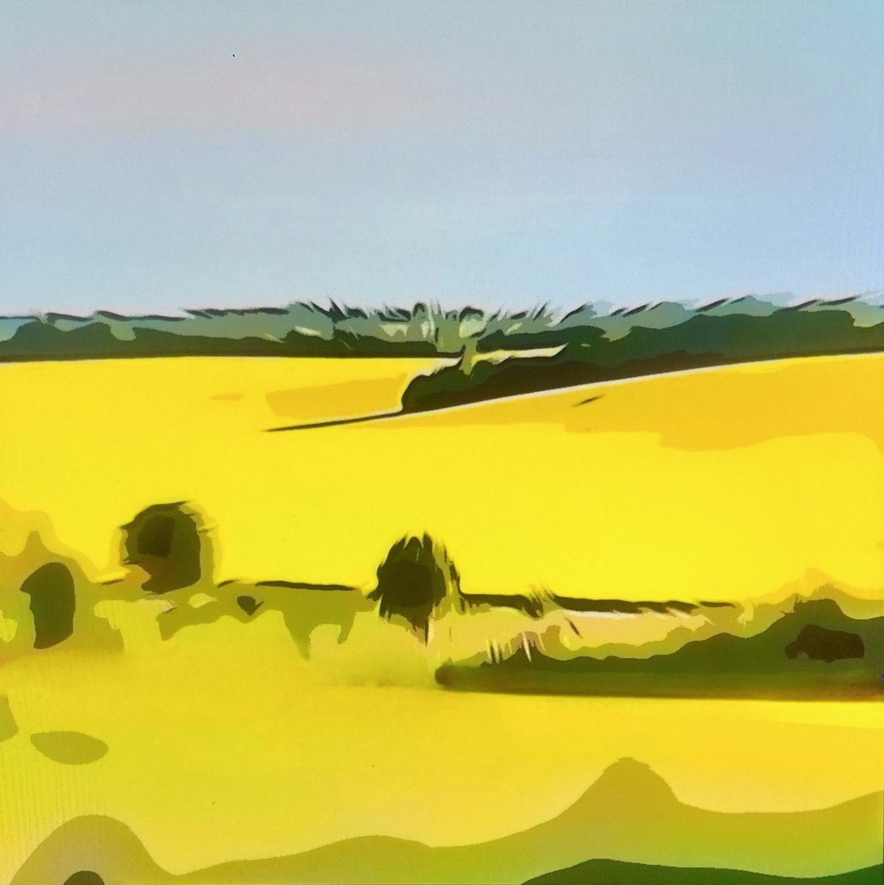 Digitale Landschaft 18 door M. Vet