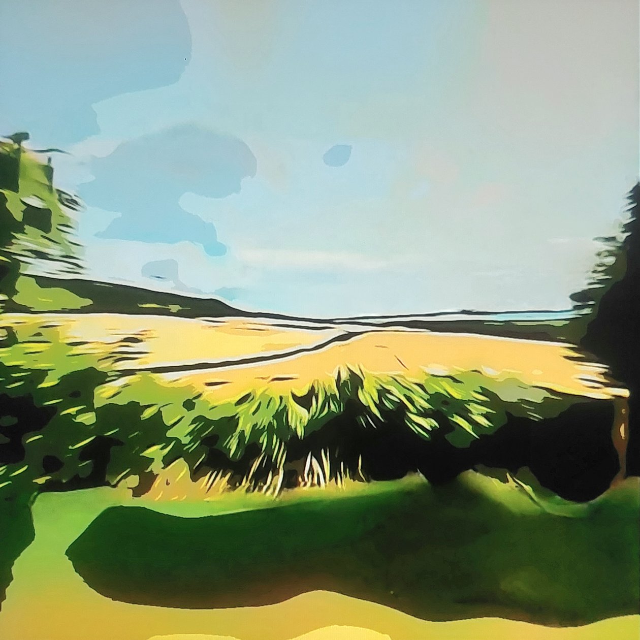 Digitale Landschaft 19 door M. Vet