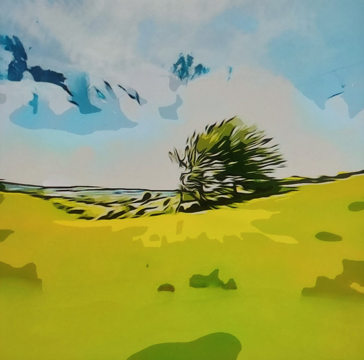 Digitale Landschaft 27 door M. Vet