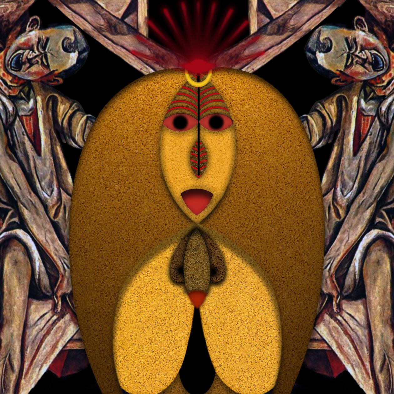 Jenseits von Eden (I) (aus der Serie das historische Tier) door Alexander Eibach